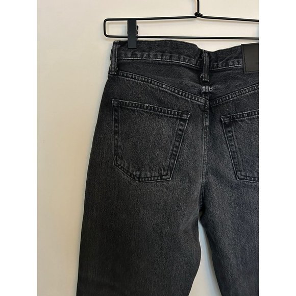 Moussy Vintage Detroit Wide Straight Leg Black Jeans NWT Size 27 - Picture 13 of 15